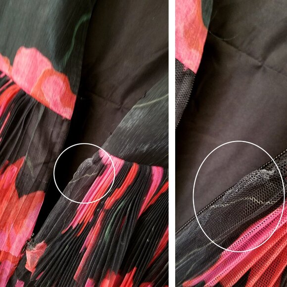 Hutch Black and Red Floral Mini Dress - Picture 16 of 16